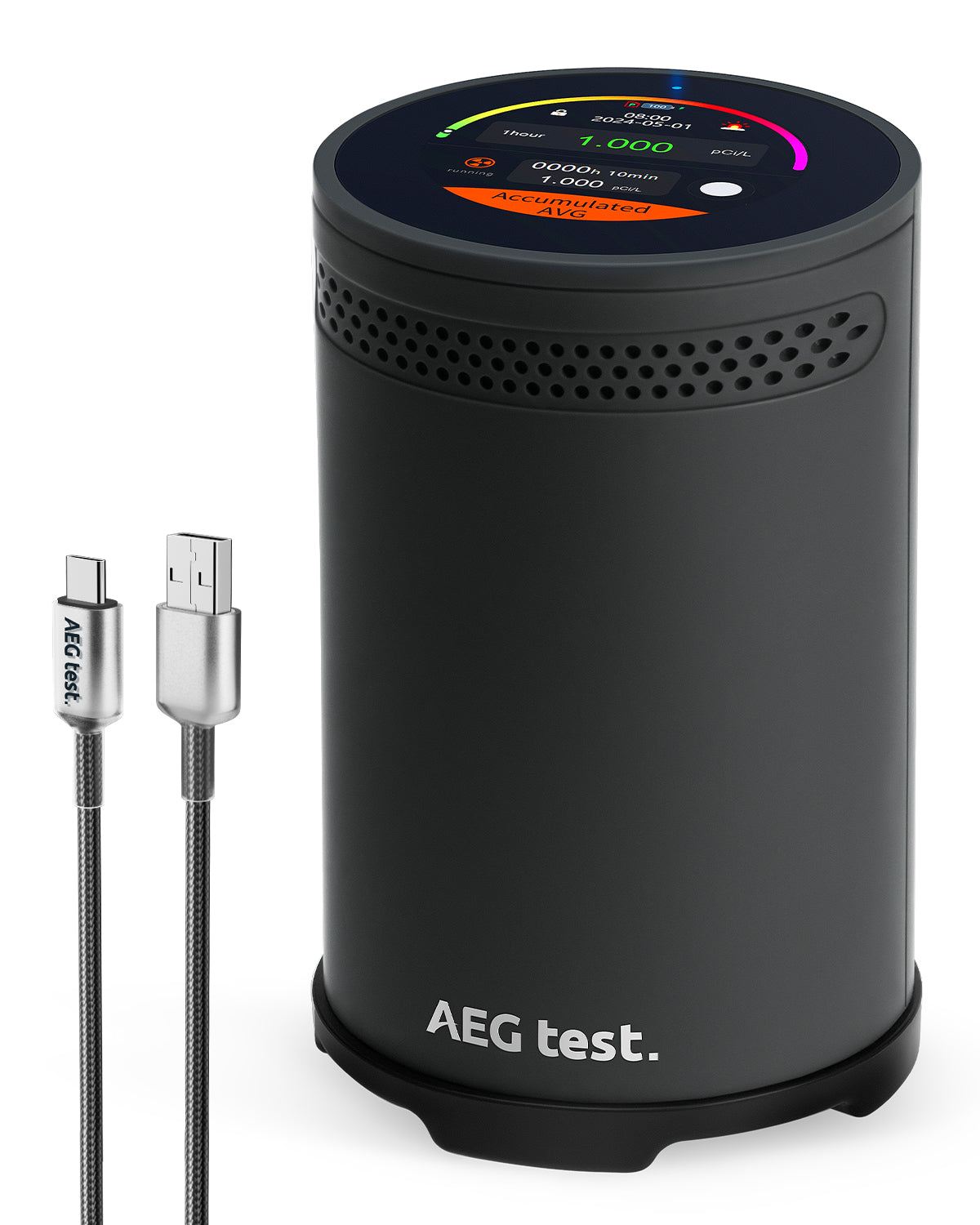 AEGTEST HOUND-3699 Radon Detector (Black)