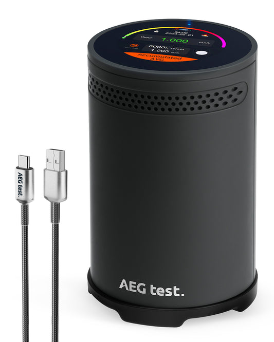 AEGTEST HOUND-3699 Radon Detector (Black)