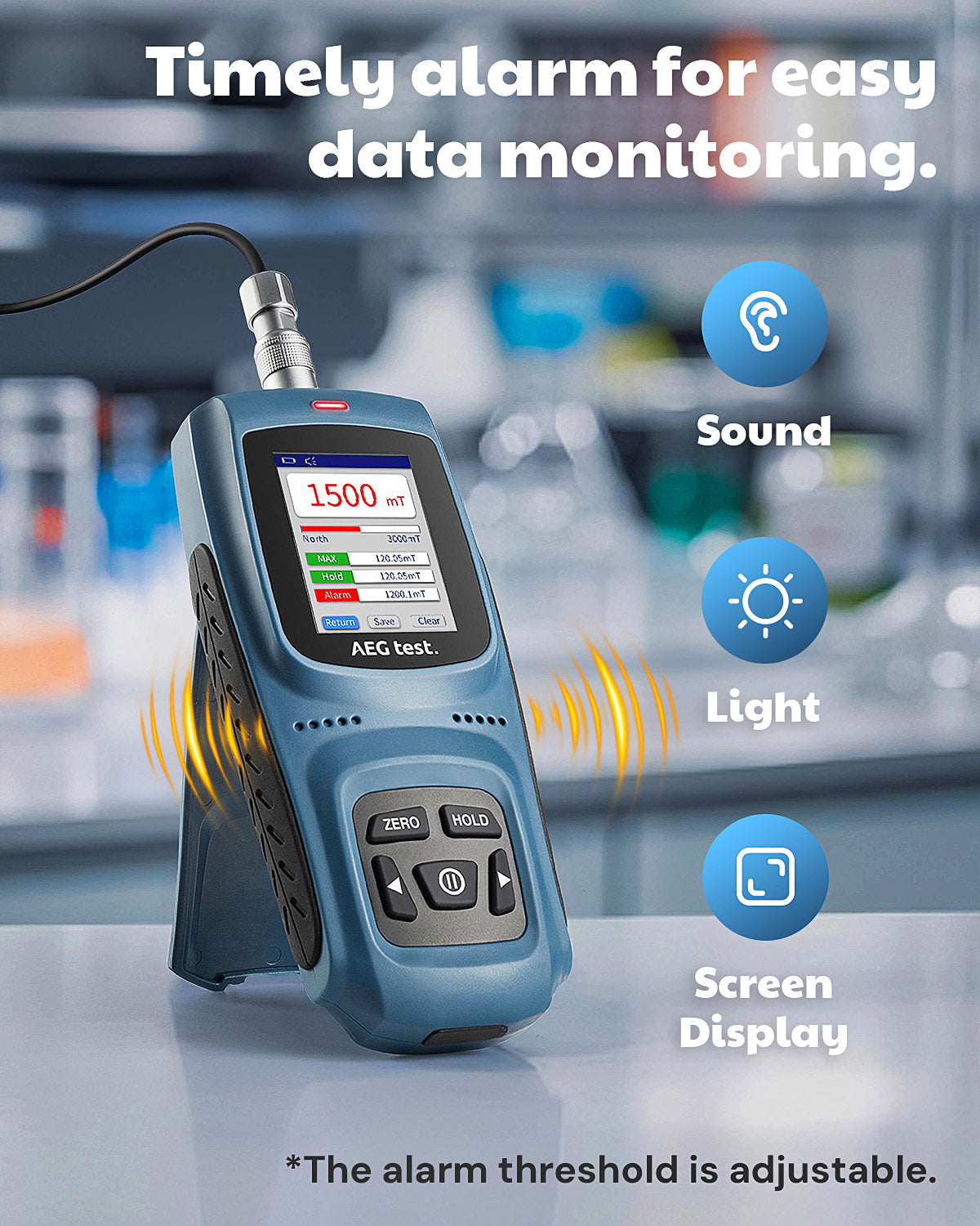 AEG-8103 Gauss Meter(1% Precision Measurement)