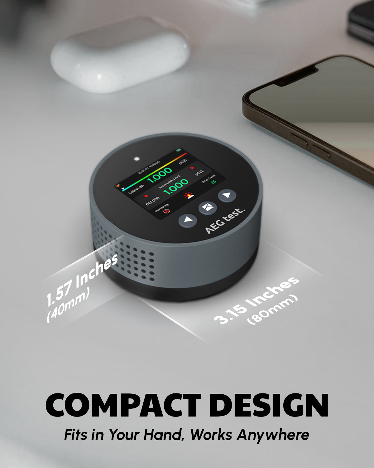 HOUND-1085 Radon Detector