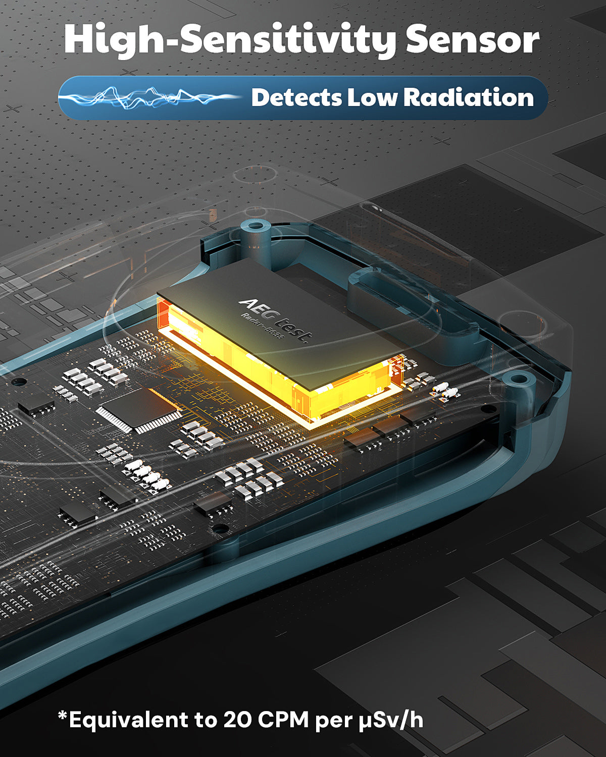 Radar-5633 Portable Nuclear Radiation Detector
