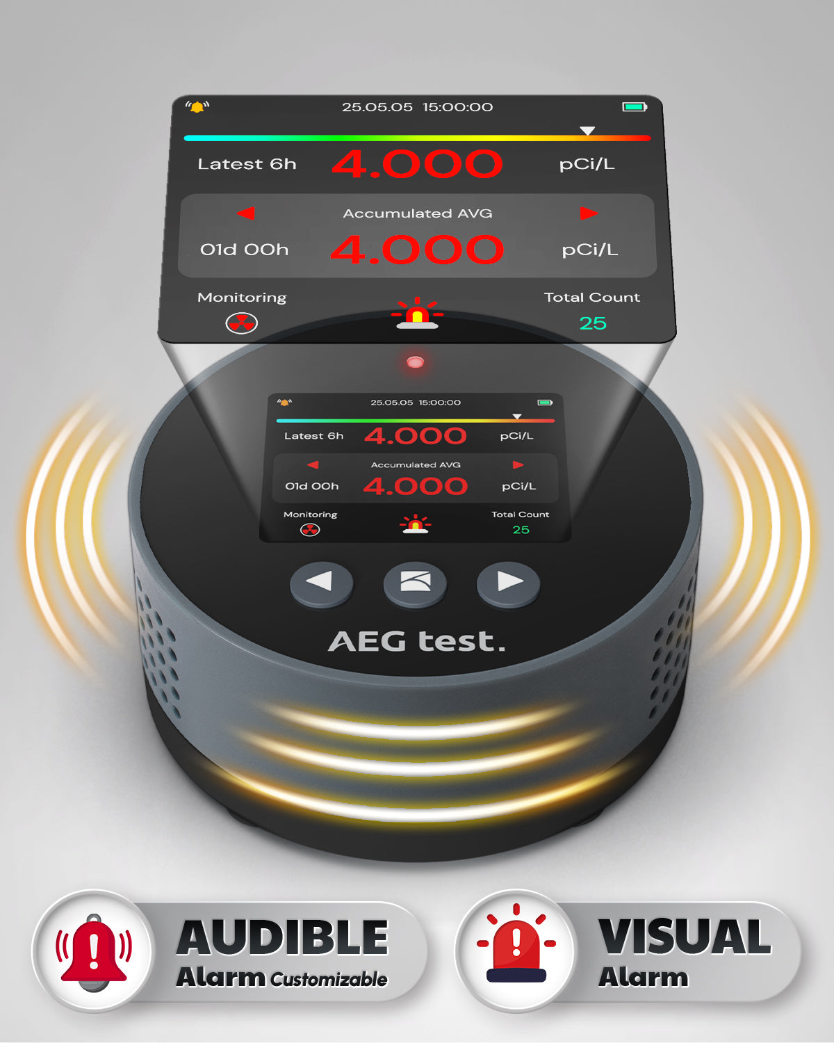 HOUND-1085 Radon Detector