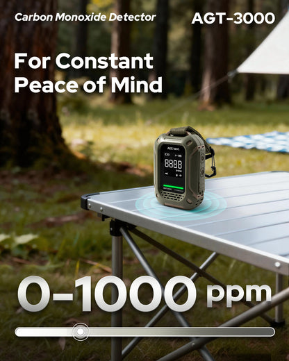 AGT-3000 Portable Carbon Monoxide Detector