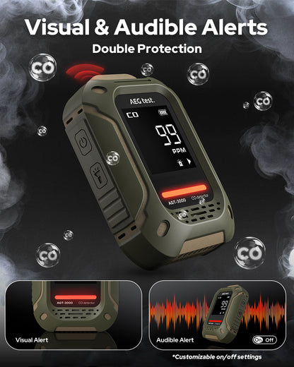AGT-3000 Portable Carbon Monoxide Detector
