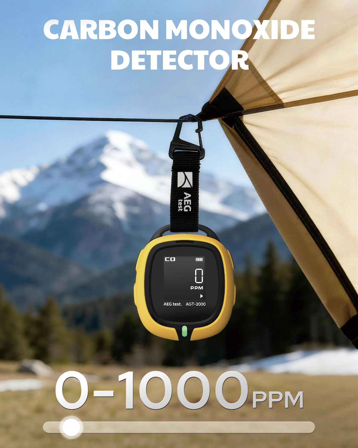 AGT-2000 Portable Carbon Monoxide Detector